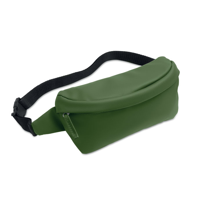 Sac banane publicitaire 600D RPET Bangkok Waist Vert fonce